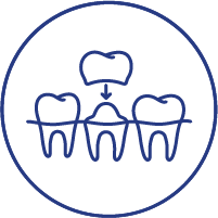 family dentist dowagiac family dentistry dowagiac mi crowns icon